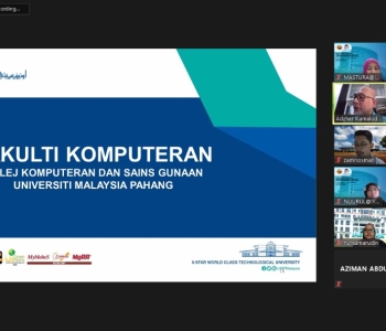 KUNJUNGAN HORMAT DARIPADA UNIVERSITI MALAYSIA PAHANG UMP 6